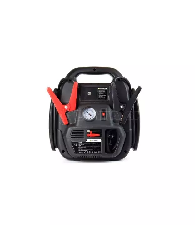 ΕΚΚΙΝΗΤΗΣ ΜΠΑΤΑΡΙΑΣ STARTER 4 ΣΕ 1 17Ah 12V DC 300A (700A max) 250PSI ΜΕ ΚΟΜΠΡΕΣΕΡ ΑΕΡΑ / ΜΑΝΟΜΕΤΡΟ / 3 LED / 2 ΠΡΙΖΕΣ 12V / 1 Θ
