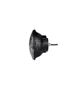 ΦΑΝΑΡΙ ΣΤΡΟΓΓΥΛΟ 7 ΙΝΤΣΩΝ ME 8LED CREE (XML-10W) 9-36V 6000-6500K CHROME 