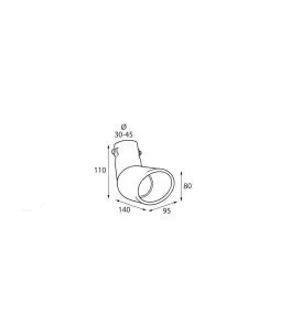 ΑΚΡΟ ΕΞΑΤΜΙΣΗΣ ΓΙΑ SMART ΛΟΞΟ Φ30-45mm 
