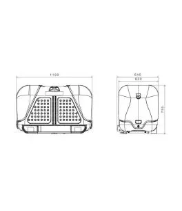 ΜΠΑΓΚΑΖΙΕΡΑ ΚΟΤΣΑΔΟΡΟΥ 390 LT TOWBOX V2 (ΜΑΥΡΟ) 