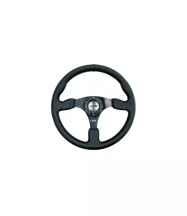 ΤΙΜΟΝΙ DEFENDER PELLE ΜΑΥΡΟ ΤΡΙΑΚΤΙΝΟ ΔΕΡΜΑΤΙΝΟ 350mm