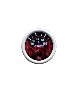 ΘΕΡΜΟΚΡΑΣΙΑ ΛΑΔΙΟΥ 52mm 2 INCH ΜΑΥΡΟ ΜΕ ΚΟΚΚΙΝΟ ΦΩΤΙΣΜΟ 