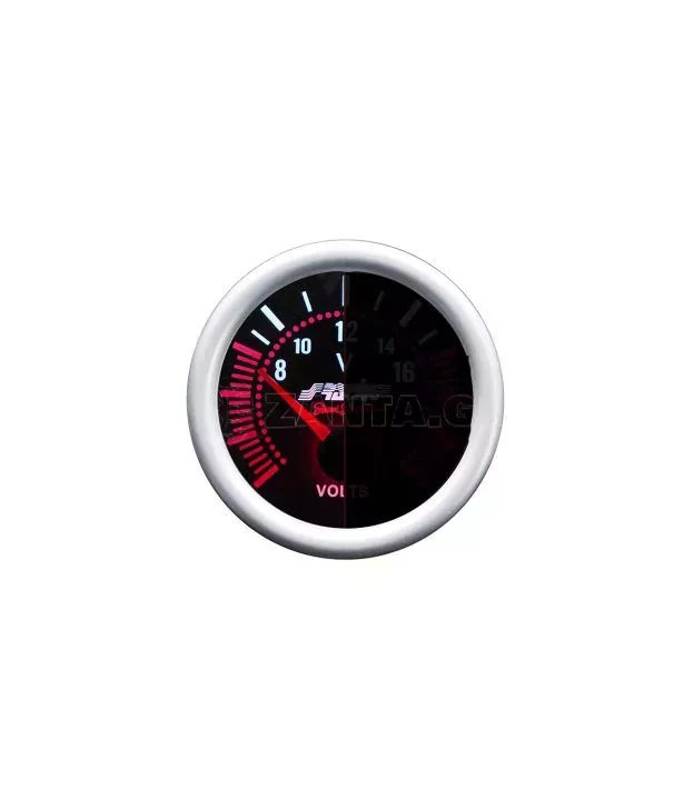 ΣΤΡΟΦΟΜΕΤΡΟ 0-10000rpm 52mm 2 INCH ΜΑΥΡΟ ΜΕ ΚΟΚΚΙΝΟ ΦΩΤΙΣΜΟ