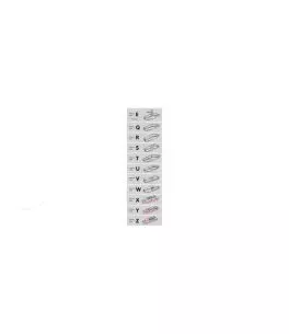 ΥΑΛΟΚΑΘΑΡΙΣΤΗΡΑΣ ΓΙΑ ΠΙΣΩ ΤΖΑΜΙ ONE FIT 33cm (13 INCH) ΜΕ 11 ΑΝΤΑΠΤΟΡΕΣ -1 ΤΕΜ 