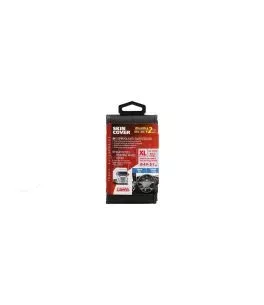 ΚΑΛΥΜΜΑ ΤΙΜΟΝΙΟΥ ΦΟΡΤΗΓΟΥ 49/51cm (XL) SKIN-COVER ΜΑΥΡΟ ΜΕ ΜΠΛΕ ΡΑΦΗ ΕΛΑΣΤΙΚΟ 2mm ΠΑΧΟΣ 