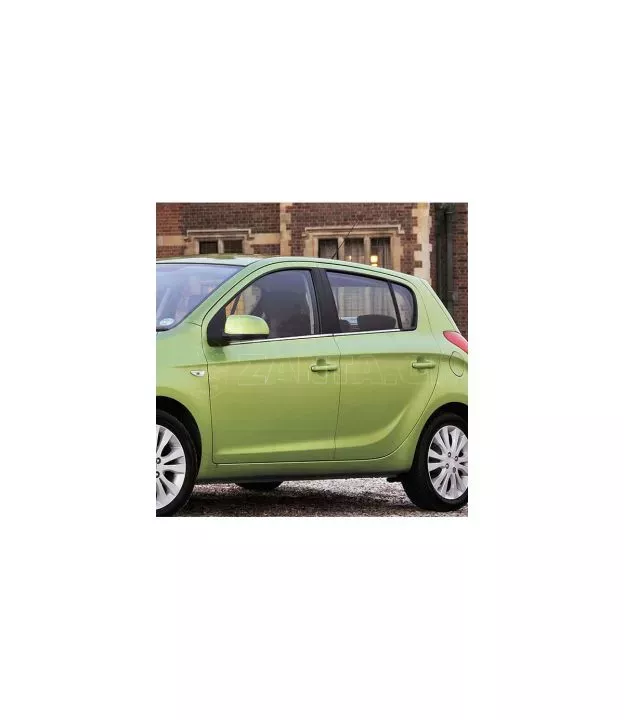 TRIM ΜΑΡΚΕ ΠΑΡΑΘΥΡΩΝ ΑΥΤΟΚΟΛΛΗΤΑ ΧΡΩΜΙΟΥ ΓΙΑ HYUNDAI i20 5D 08-14 4ΤΕΜ.