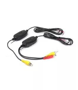 ΚΑΛΩΔΙΟ ΣΥΝΔΕΣΗΣ RCA ΜΕ ΠΟΜΠΟ & ΔΕΚΤΗ 12V 2.4Ghz (ΓΙΑ ΑΣΥΡΜΑΤΗ ΣΥΝΔΕΣΗ ΚΑΜΕΡΑΣ & ΟΘΟΝΗΣ) 