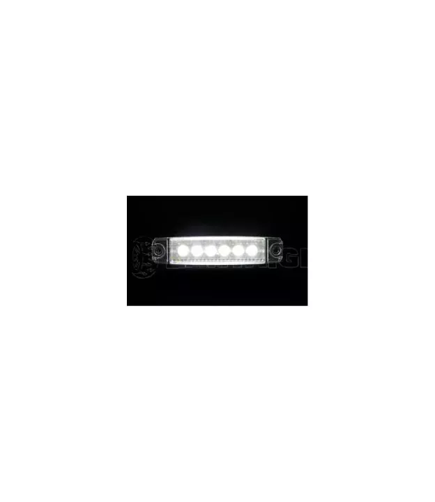 ΦΩΣ ΟΓΚΟΥ 6LED ΛΕΥΚΟ 12/24V 96mm ΑΔΙΑΒΡΟΧΟ 1ΤΕΜ.