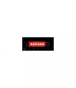 ΦΩΣ ΟΓΚΟΥ 6LED ΚΟΚΚΙΝΟ 12/24V 96mm ΑΔΙΑΒΡΟΧΟ 1ΤΕΜ. 
