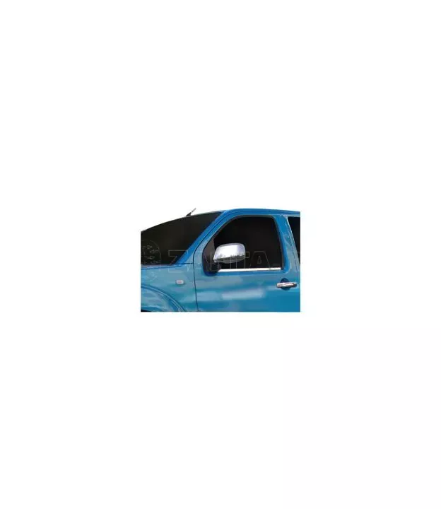ΚΑΠΑΚΙΑ ΚΑΘΡΕΠΤΩΝ ΓΙΑ NISSAN PATHFINDER SUV R51 2005-2012 / NAVARA D40 / SUZUKI EQUATOR ΧΡΩΜΙΟΥ 2 ΤΕΜ. ΜΕΤΑΛΛΙΚΑ