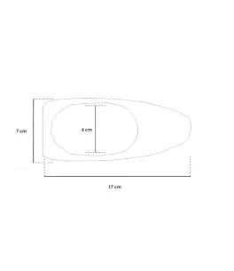 ΚΕΡΑΙΑ ΚΑΡΧΑΡΙΑΣ ΜΕΓΑΛΗ CARBON FM-ΚΟΥΦΙΑ (ΚΑΝΟΝΙΚΗ ΑΝΤΑΛΛΑΚΤΙΚΗ) ΜΗΚΟΣ 17cm ΦΑΡΔΟΣ 7cm ΥΨΟΣ 6cm 