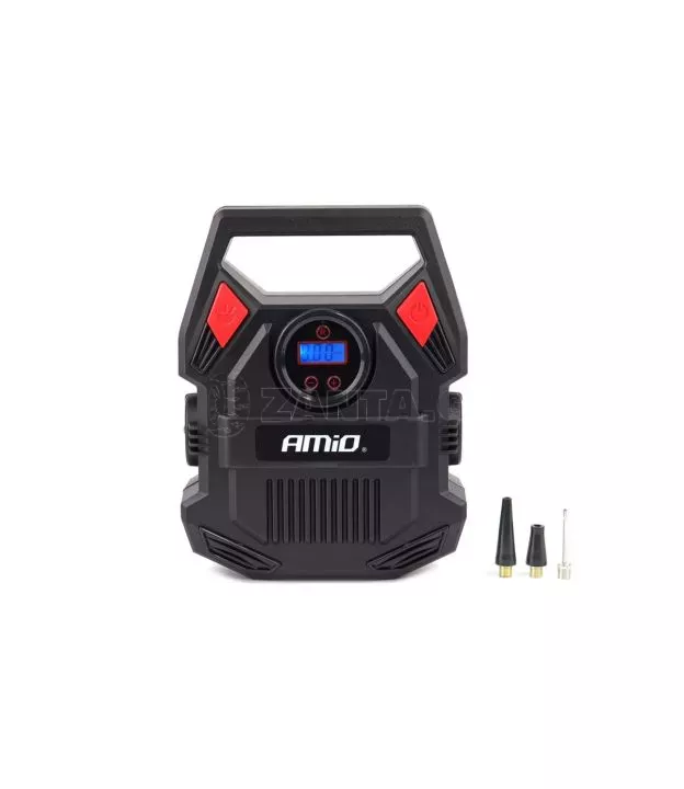 ΚΟΜΠΡΕΣΕΡ ΑΕΡΑ 12V 10bar/150psi ΜΕ 3 ΑΝΤΑΠΤΟΡΕΣ ΚΑΙ ΨΗΦΙΑΚΗ ΕΝΔΕΙΞΗ ACOMP-17 AMIO
