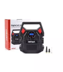 ΚΟΜΠΡΕΣΕΡ ΑΕΡΑ 12V 10bar/150psi ΜΕ 3 ΑΝΤΑΠΤΟΡΕΣ ΚΑΙ ΨΗΦΙΑΚΗ ΕΝΔΕΙΞΗ ACOMP-17 AMIO 