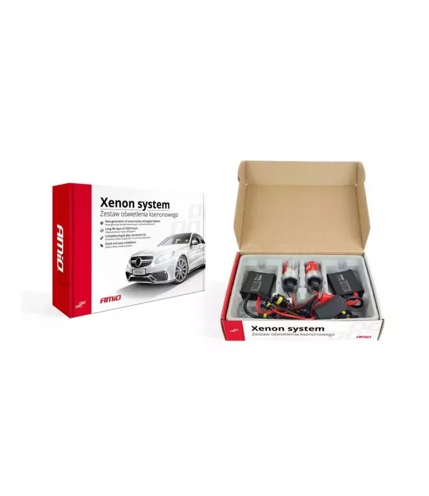 H4-3 8000K 12V BIXENON KIT XENON SLIM BALLAST 35W AMiO - 1 ΤΕΜ.