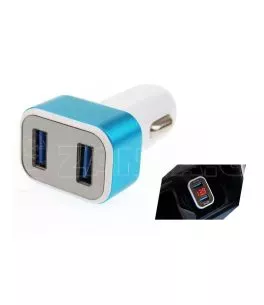 ΦΟΡΤΙΣΤΗΣ ΑΝΑΠΤΗΡΑ ΜΕ 2 ΘΥΡΕΣ USB 12/24V 3000mA (1Α, 2Α) ΚΑΙ ΕΝΔΕΙΞΗ ΚΑΤΑΝΑΛΩΣΗΣ ΚΑΙ ΒΟΛΤΟΜΕΤΡΟ AMiO - 1 ΤΕΜ. 
