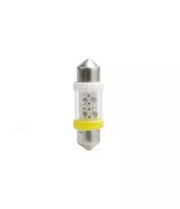 ΛΑΜΠΑΚΙΑ ΠΛΑΦΟΝΙΕΡΑΣ C5W/C10W 12V 0,49W SV8,5 36mm LED 4xFlux 3mm ΚΙΤΡΙΝΟ 1ΤΕΜ. 