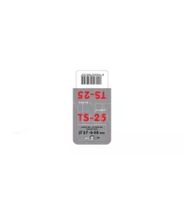ΑΚΡΟ ΕΞΑΤΜΙΣΗΣ TS-25 Φ 37-58 mm - ΣΤΡΟΓΓΥΛΟ ΜΑΥΡΟ/ΙΝΟΧ 