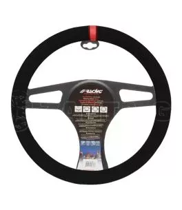 ΚΑΛΥΜΜΑ ΤΙΜΟΝΙΟΥ CARRERA LOOK RED ΜΑΥΡΟ ΜΕ ΚΟΚΚΙΝΗ ΡΙΓΑ 37-39cm 