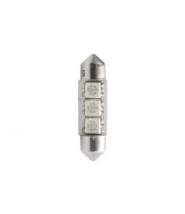 ΛΑΜΠΑΚΙΑ ΠΛΑΦΟΝΙΕΡΑΣ C5W/C10W 12V 0,72W SV8,5 36mm CAN-BUS LED 3xSMD5050 PREMIUM ΜΠΛΕ 1ΤΕΜ. M-TECH 