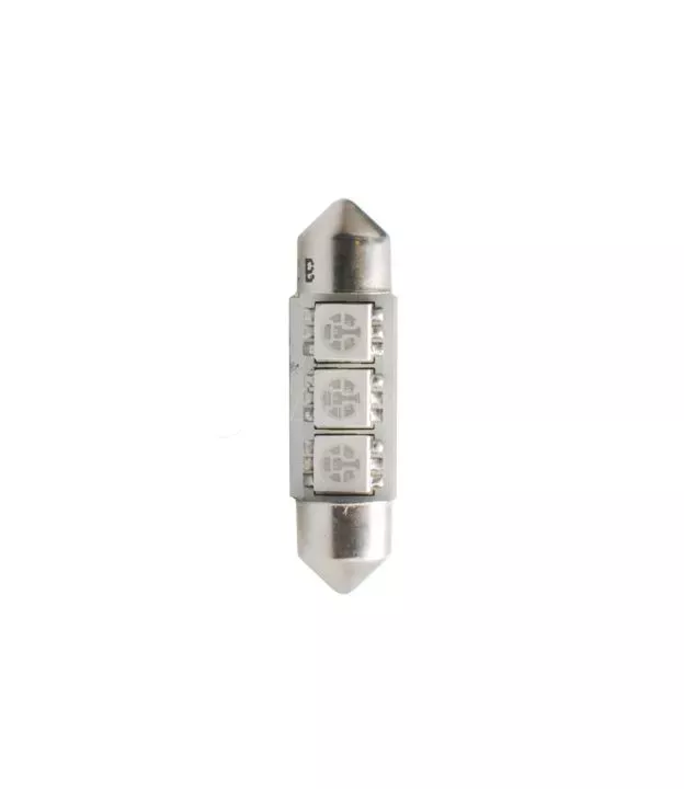 ΛΑΜΠΑΚΙΑ ΠΛΑΦΟΝΙΕΡΑΣ C5W/C10W 12V 0,72W SV8,5 36mm CAN-BUS LED 3xSMD5050 PREMIUM ΜΠΛΕ 1ΤΕΜ. M-TECH