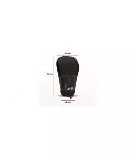 ΚΑΛΥΜΜΑ ΓΙΑ ΠΟΜΟΛΟ ΤΑΧΥΤΗΤΩΝ GEAR KNOB COVER ΜΑΥΡΟ ΜΙΚΡΟΦΙΜΠΡΑ 