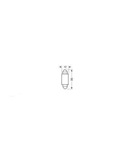 ΛΑΜΠΑΚΙ ΠΛΑΦΟΝΙΕΡΑΣ 9-32V 12x36mm 120lm ΛΕΥΚΟ MEGA-LED12 (ΔΙΠΛΗΣ ΠΟΛΙΚΟΤΗΤΑΣ) BLISTER 1ΤΕΜ. 