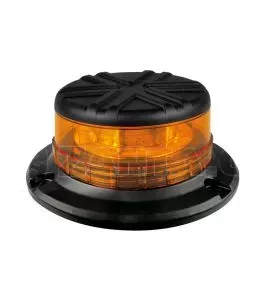 ΦΑΡΟΣ ΠΕΡΙΣΤΡΕΦΟΜΕΝΟΣ ΜΕ ΙΣΙΑ ΒΑΣΗ 8LED RL-14 9-32V 3 ΛΕΙΤΟΥΡΓΙΩΝ ΒΙΔΩΤΟΣ ΠΟΡΤΟΚΑΛΙ 110x75mm 