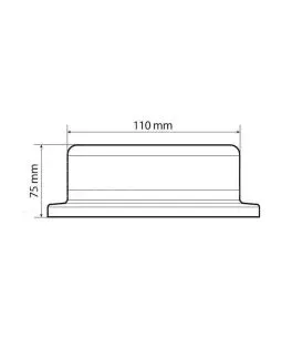 ΦΑΡΟΣ ΠΕΡΙΣΤΡΕΦΟΜΕΝΟΣ ΜΕ ΙΣΙΑ ΒΑΣΗ 8LED RL-14 9-32V 3 ΛΕΙΤΟΥΡΓΙΩΝ ΒΙΔΩΤΟΣ ΠΟΡΤΟΚΑΛΙ 110x75mm 
