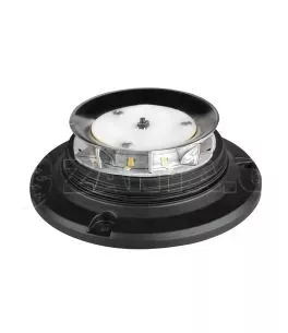 ΦΑΡΟΣ ΠΕΡΙΣΤΡΕΦΟΜΕΝΟΣ ΜΕ ΙΣΙΑ ΒΑΣΗ 8LED RL-14 9-32V 3 ΛΕΙΤΟΥΡΓΙΩΝ ΒΙΔΩΤΟΣ ΠΟΡΤΟΚΑΛΙ 110x75mm 