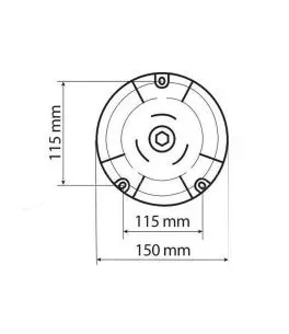 ΦΑΡΟΣ ΠΕΡΙΣΤΡΕΦΟΜΕΝΟΣ ΜΕ ΙΣΙΑ ΒΑΣΗ 8LED RL-14 9-32V 3 ΛΕΙΤΟΥΡΓΙΩΝ ΒΙΔΩΤΟΣ ΠΟΡΤΟΚΑΛΙ 110x75mm 