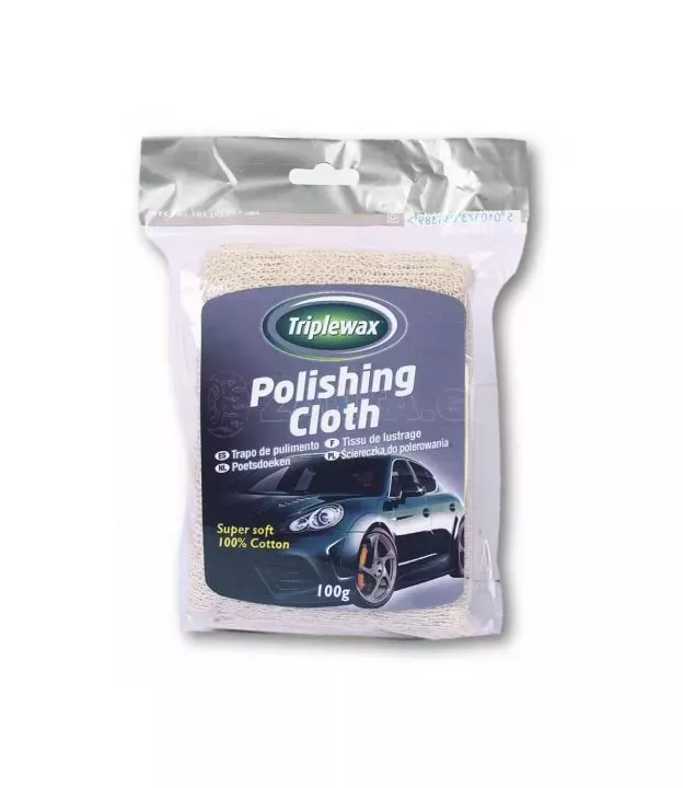 ΠΑΝΙ ΓΙΑ ΓΥΑΛΙΣΜΑ ΒΑΜΒΑΚΕΡΟ 100% (COTTON) 100g/130x27cm CARPLAN TRIPLEWAX POLISHING CLOTH