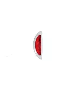 ΦΩΤΑ ΟΓΚΟΥ ΦΟΡΤΗΓΟΥ 12/24V 4SMD LED 1ΤΕΜ. ΛΕΥΚΟ-ΚΟΚΚΙΝΟ ΣΕ ΛΕΥΚΟ ΠΛΑΙΣΙΟ 