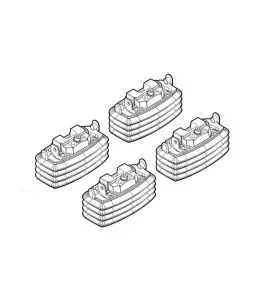 ΑΚΡΑ ΓΙΑ ΜΠΑΡΕΣ NORDRIVE ΓΙΑ MERCEDES A-CLASS W169 3D/5D 9/04-4/10 KIT 