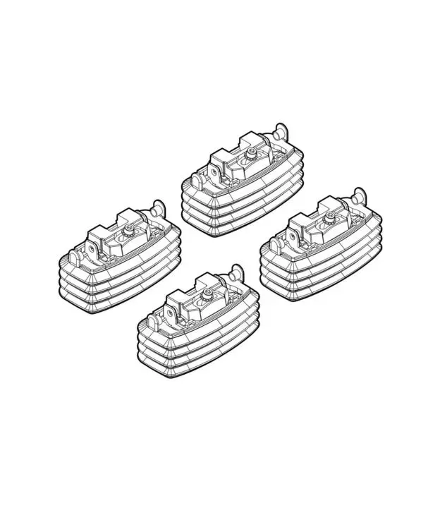 ΑΚΡΑ ΓΙΑ ΜΠΑΡΕΣ NORDRIVE ΓΙΑ MERCEDES A-CLASS W169 3D/5D 9/04-4/10 KIT