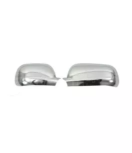 ΚΑΠΑΚΙΑ ΚΑΘΡΕΠΤΩΝ ΓΙΑ SEAT IBIZA 5D 1999-2002 /TOLEDO/ CORDOBA/ BORA/ GOLF 4/ PASSAT ΧΡΩΜΙΟΥ ΑΣΥΜΜΕΤΡΑ ΣΑΤΙΝΕ ΠΛΑΣΤΙΚΑ - 2 ΤΕΜ. 