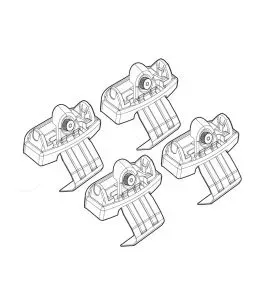 ΑΚΡΑ ΓΙΑ ΜΠΑΡΕΣ NORDRIVE ΓΙΑ RENAULT TWINGO/TWIGO OPENAIR 9/14+ KIT 