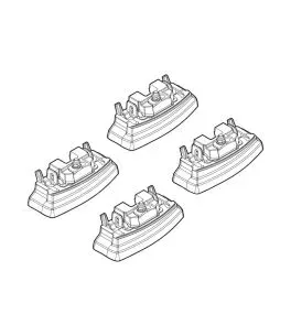 ΑΚΡΑ ΓΙΑ ΜΠΑΡΕΣ NORDRIVE ΓΙΑ MERCEDES A-CLASS W177 06/18+ KIT 
