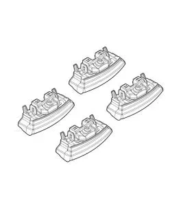 ΑΚΡΑ ΓΙΑ ΜΠΑΡΕΣ NORDRIVE ΓΙΑ KIA CEED 5D 10/18+ KIT 