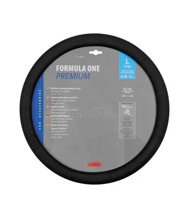 ΚΑΛΥΜΜΑ ΤΙΜΟΝΙΟΥ FORMULA ONE 40/42 cm (L) - ΜΑΥΡΟ/ΑΟΣΜΟ/ECO-FRIENDLY