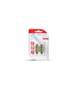 ΛΑΜΠΑΚΙΑ ΠΛΑΦΟΝΙΕΡΑΣ C5W 24V 0,24W SV8,5 41mm LED CAN-BUS 8xSMD505 ΛΕΥΚΟ BLISTER 2ΤΕΜ. M-TECH 