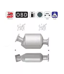ΦΙΛΤΡΟ DPF ΣΙΛΙΚΟΝΟΥΧΟ ΚΑΡΒΙΔΙΟ SIC BMW 525TD/530D/730D/X5 2.5-3.0TD 24V M57N 2003-2008 
