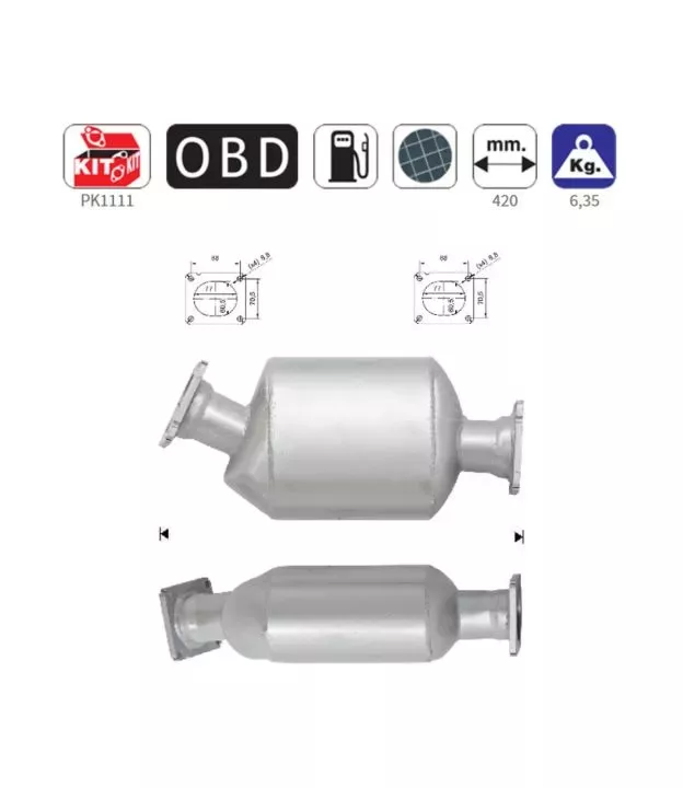 ΦΙΛΤΡΟ DPF ΣΙΛΙΚΟΝΟΥΧΟ ΚΑΡΒΙΔΙΟ SIC BMW 525TD/530D/730D/X5 2.5-3.0TD 24V M57N 2003-2008