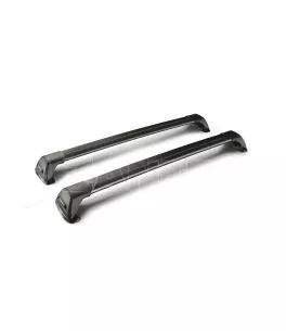 ΜΠΑΡΕΣ ΟΡΟΦΗΣ ΑΛΟΥΜΙΝΙΟΥ ΜΑΥΡΗ FLUSH ΒΑR STANDARD  125 cm YAKIMA ΜΕ ΚΛΕΙΔΙ - 2 ΤΕΜ. 