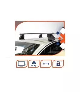 ΜΠΑΡΕΣ ΟΡΟΦΗΣ K1 MEDIUM 150 cm K39 (ΤΕΤΡΑΓΩΝΕΣ/ΑΤΣΑΛΙ) - 2 ΤΕΜ. 