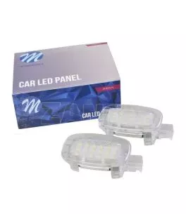 MERCEDES ΠΛΑΦΟΝΙΕΡΕΣ LED ΓΙΑ ΠΟΡΤ ΜΠΑΓΚΑΖ M-TECH - 2 ΤΕΜ. 