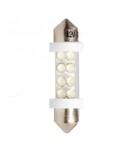 ΛΑΜΠΑΚΙΑ ΠΛΑΦΟΝΙΕΡΑΣ C5W/C10W 12V 0,47W SV8,5 36mm LED 8xLED 3mm ΛΕΥΚΟ BLISTER 2ΤΕΜ. M-TECH 