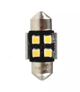 ΛΑΜΠΑΚΙΑ ΠΛΑΦΟΝΙΕΡΑΣ C5W/C10W 12V SV8.5 0,5W 31mm 4xSMD2835 LED OSRAM CAN-BUS ΛΕΥΚΟ 2ΤΕΜ. M-TECH 
