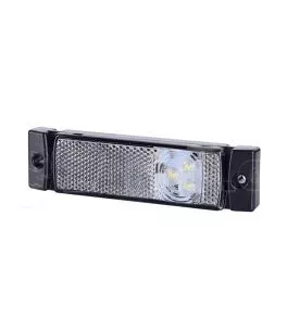ΦΩΣ ΟΓΚΟΥ ΑΝΑΚΛΑΣΤΙΚΟ LD127 12/24V 3LED HORPOL ΛΕΥΚΟ 13 x 3  cm -1ΤΕΜ. 