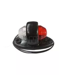 ΦΩΣ ΟΓΚΟΥ LD465 12/24V 2LED ΚΟΚΚΙΝΟ/ ΛΕΥΚΟ (ΔΙΠΛΗΣ ΟΨΗΣ) ΣΤΡΟΓΥΛΛΟ 1ΤΕΜ. 