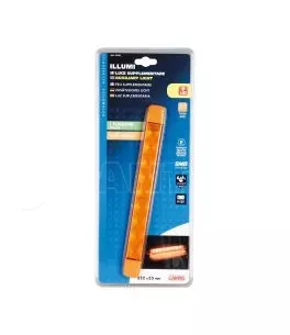 ΦΩΣ ΟΓΚΟΥ 9/32V ILLUMI ΜΕ 9 SMD LED 1 ΧΡΗΣΗΣ ΦΛΑΣ (ΠΟΡΤΟΚΑΛΙ/ΑΔΙΑΒΡΟΧΟ) - 1 ΤΕΜ. 